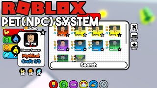 Pet System NPC Showcase  Roblox Studio [upl. by Ettezil132]