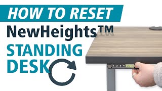 How to Reset your Electric NewHeights™ Standing Desk from RightAngle™ Products [upl. by Inajar716]