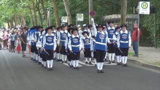 Spielmanns und Fanfarenzug TV Obernau  Volksfestzug Aschaffenburg 2017 [upl. by Anette]