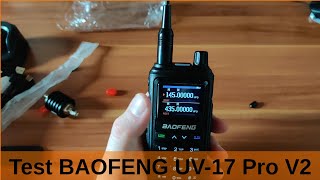 Test Baofeng UV17 PRO V2 [upl. by Anialahs]