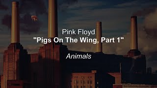 Pink Floyd  Pigs On The Wing Part 1 Lyrics [upl. by Vitia559]