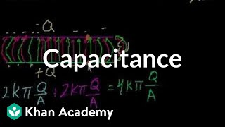 Capacitance  Circuits  Physics  Khan Academy [upl. by Kuster625]