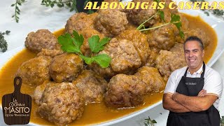 Las ALBONDIGAS DE LA ABUELA con mi toque especial [upl. by Etteloc]