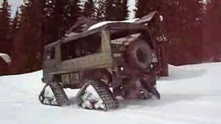 Re Pinzgauer with Mattracks on snow [upl. by Egap283]