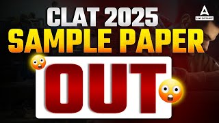 CLAT 2025 OFFICIAL Sample Paper is OUT 🔥  How to download CLAT 2025 sample paper [upl. by Tomkins]