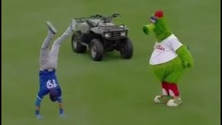 MLB Funniest Mascots  Phillie Phanatic [upl. by Ortrud]