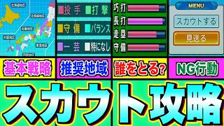 【神スカウトの極意】栄冠ナインのスカウト術、完全マスター講座！【パワプロ2024】【栄冠ナイン】 [upl. by Enniroc]