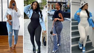 Stylish And Comfortable Baddie Outfits For Women  Women Fashion womenfashionlatest [upl. by Anirehc]