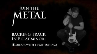 backing track in Eb Em with Eflat tuning nice melodic metal track [upl. by Reed]