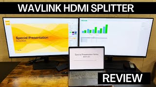 How to use Multiple Screens with an M1 MacBook  Wavlink USB to dual HDMI Splitter [upl. by Juanne78]