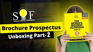 SOF Olympiad Brochure Unboxing Part 2 – All You Need to Know About SOF Olympiad Exams [upl. by Akehsay]