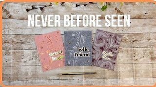 Vellum cards  Unique technique ideas [upl. by Rabma]