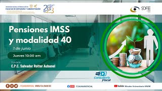 Pensiones IMSS y modalidad 40 [upl. by Milewski]