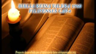 Biblia HabladaBIBLIA REINA VALERA 1960 FILIPENSES CAP 4 [upl. by Noraed731]