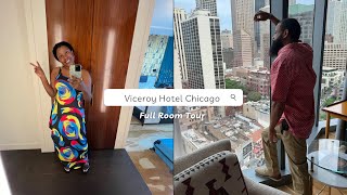 The Viceroy Hotel in Chicago Full Room Tour [upl. by Dnumyar]