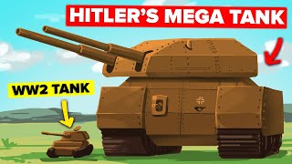 Hitlers 1000 Ton German War Machine Most Insane Mega Tank Ever Invented [upl. by Goodwin]