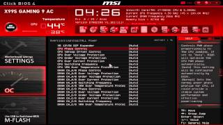 MSI X99S Gaming9 AC BIOS [upl. by Nnairahs]