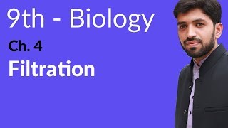 Matric part 1 Biology Filtration Biology  Ch 4 Cell  9th Class Biology [upl. by Coad321]