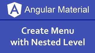 Angular Material Tutorial in Hindi 08 Navigation  Menu [upl. by Legnaleugim]