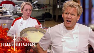 UNBELIEVABLE Chef Forgets The Menu On Opening Night  Hell’s Kitchen [upl. by Ardine818]