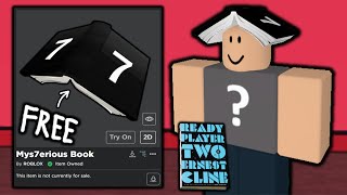 HOW TO GET Mys7erious Book ROBLOX READY PLAYER 2 EVENT [upl. by Swanhildas]