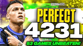 My New PERFECT 4231 Goes 53 Games UNBEATEN  Best FM24 Tactics [upl. by Lebbie483]