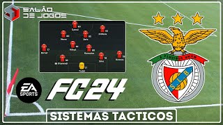 O Benfica de Roger Schmidt  Sistemas Táticos do EA SPORTS FC 24 [upl. by Lihka895]