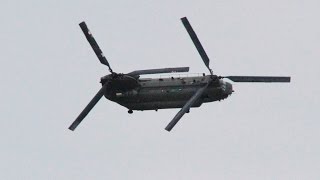 CLACTON AIRSHOW  RAF BOEING CH47 CHINOOK DISPLAY TEAM  2015 [upl. by Nauhs]