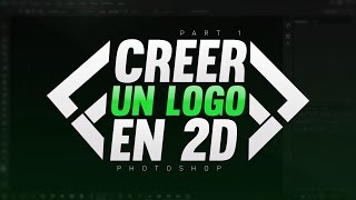 Photoshop  Créer votre propre Logo 2D [upl. by Stock]