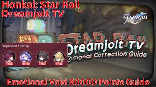 Dreamjolt TV Emotional Void 80000 Points Guide 【Honkai Star Rail 20】 [upl. by Neelia]