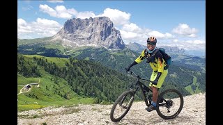 Dolomites Sellaronda MTB clockwise loop part 3 [upl. by Adnovaj]