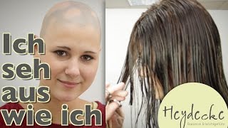 Kreisrunder Haarausfall bei Frauen Ich sehe aus wie ich dank Heydecke natureLine Echthaar Perücke [upl. by Oenire]