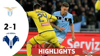 Lazio vs Hellas Verona 21  All Goals amp Extended Highlights  Seria A [upl. by Anahc]