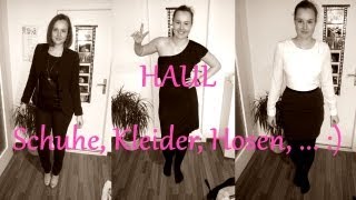 HAUL Klamotten Schuhe Kleider Hosen [upl. by Naek802]