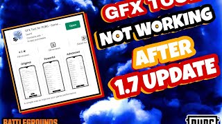 How To Use GFX Tool After 17 Update  After 17Update GFX Tool Not Working  How to use GFX tool [upl. by Yelyah359]