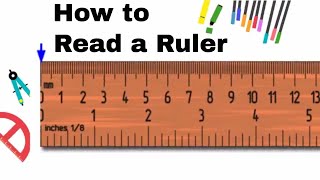 How to read an Inch ruler or tape measure [upl. by Diamante]