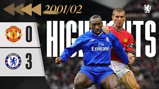 ⏪️ Man United 03 Chelsea  HIGHLIGHTS REWIND  Goals from Hasselbaink and Gudjohnsen  PL 200102 [upl. by Immot]