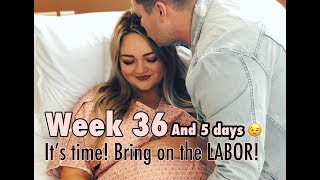 Twin Pregnancy Week 36 Laboring Time  Part I [upl. by Abla213]