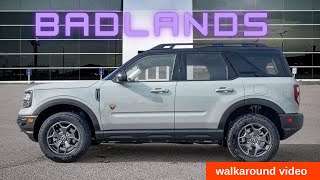 2023 Bronco Sport Badlands walkaround video D003 [upl. by Gunilla579]