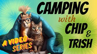 Chip the Squirrel and Trish the Tabby Cat go camping ADVENTURE [upl. by Ahern]