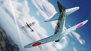 Spitfire Mk Vb vs Bf 109 F4 War Thunder arcade gameplay [upl. by Gobert]