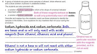 Phenol qualitative testing question [upl. by Aicaca]