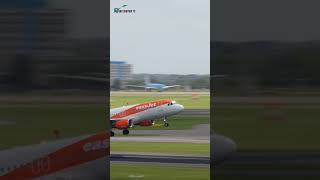 2 FOR 1 Boeing 777 amp Airbus A320 Landing  Takeoffs shorts [upl. by Otrebireh976]