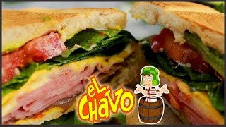 ¡TORTA DEL CHAVO JAMÓN Y QUESO  VIERNES DE TORTAS PW [upl. by Janaye789]