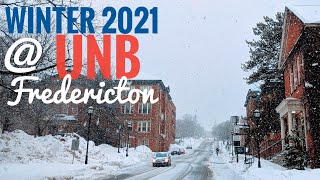 Snow at University of New Brunswick  Winter 2021  Fullscreen Recommended [upl. by Joane]