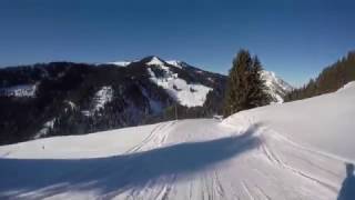 Skiroute to the Spielberghaus in Saalbach [upl. by Allare903]