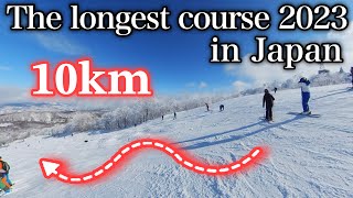 2023 The longest course in Japan  【10km】（NOZAWA ONSEN）Speed attack [upl. by Haiacim]