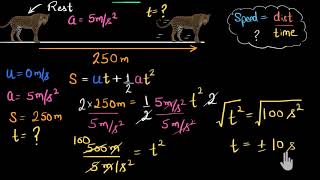 Using equations of motion 1 step numerical Hindi  Motion  Physics  Khan Academy [upl. by Jeno]