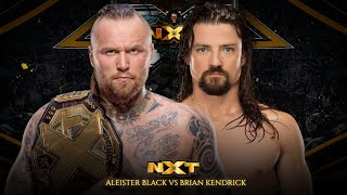 NXT 24  Aleister Black vs Brian Kendrick [upl. by Artenak31]