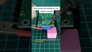 Mi proceso de soldadura con cautín y estaño  LaElectronicaGT ElectronicaBasica Cautin Estaño [upl. by Adahsar445]